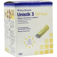 Owen Mumford GmbH Unistik 3 Normal 1,8mm Eindr.Tiefe Stechhilfe