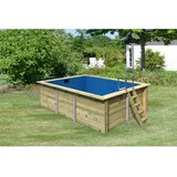 Karibu Rechteckiger Pool 308,7 x 396 cm inkl. Zubehör