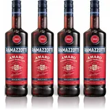 Ramazzotti Amaro Kräuterlikör 4er Set Schnaps Likör Alkohol Flasche 30% 4x1 L