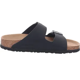 Birkenstock Arizona Vegan Birko-Flor Nubuk schmal schwarz 38