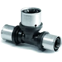 Pipetec Press-T-Stück PPSU, Mittelabgang erweitert, 16x2 - 20x2 -