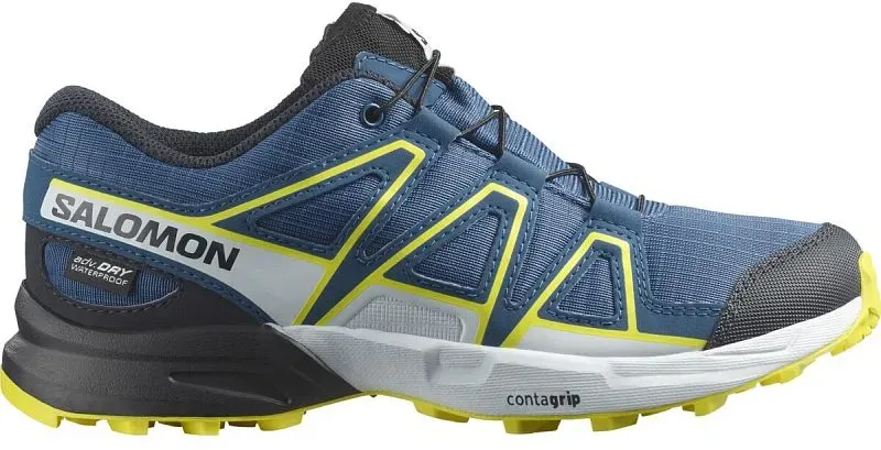 SALOMON SPEEDCROSS WP J - Ki., dark navy/dark blue/blazing yellow (39)