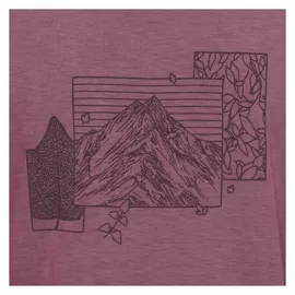 Jack Wolfskin Vonnan Graphic Ridge Leaf Raisin S