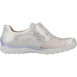 Rieker Damen 48951 Slipper, beige, 37 EU