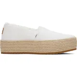 TOMS Valencia Plattform, Weiß, 37