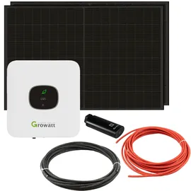 Growatt Balkonkraftwerk Growatt MIC 750 Solarpanel 800 W inkl. Wifi-Stick
