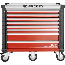 FACOM Werkstattwagen 8 Schubfächer Aluminium/Stahl schwarz