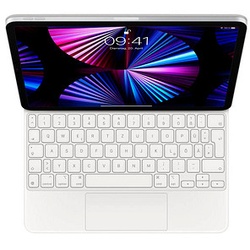 Apple Magic Keyboard Tablet-Tastatur weiß geeignet für Apple iPad Air 4. Gen (2020), Apple iPad Air 5. Gen (2022), Apple iPad Pro 11" 1. Gen (2018), Apple iPad Pro 11" 2. Gen (2020), Apple iPad Pro 11" 3. Gen (2021), Apple iPad Pro 11" 4. Gen (2022)