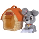 Simba 6315876451 Disney Strolch mit Hundehütte, 20cm