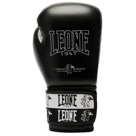 Leone1947 Iconic Kunstleder-boxhandschuhe - Black - 12 oz