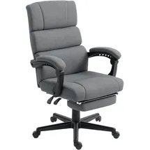 Homcom Ergonomischer Schreibtischstuhl Samt Dunkelgrau