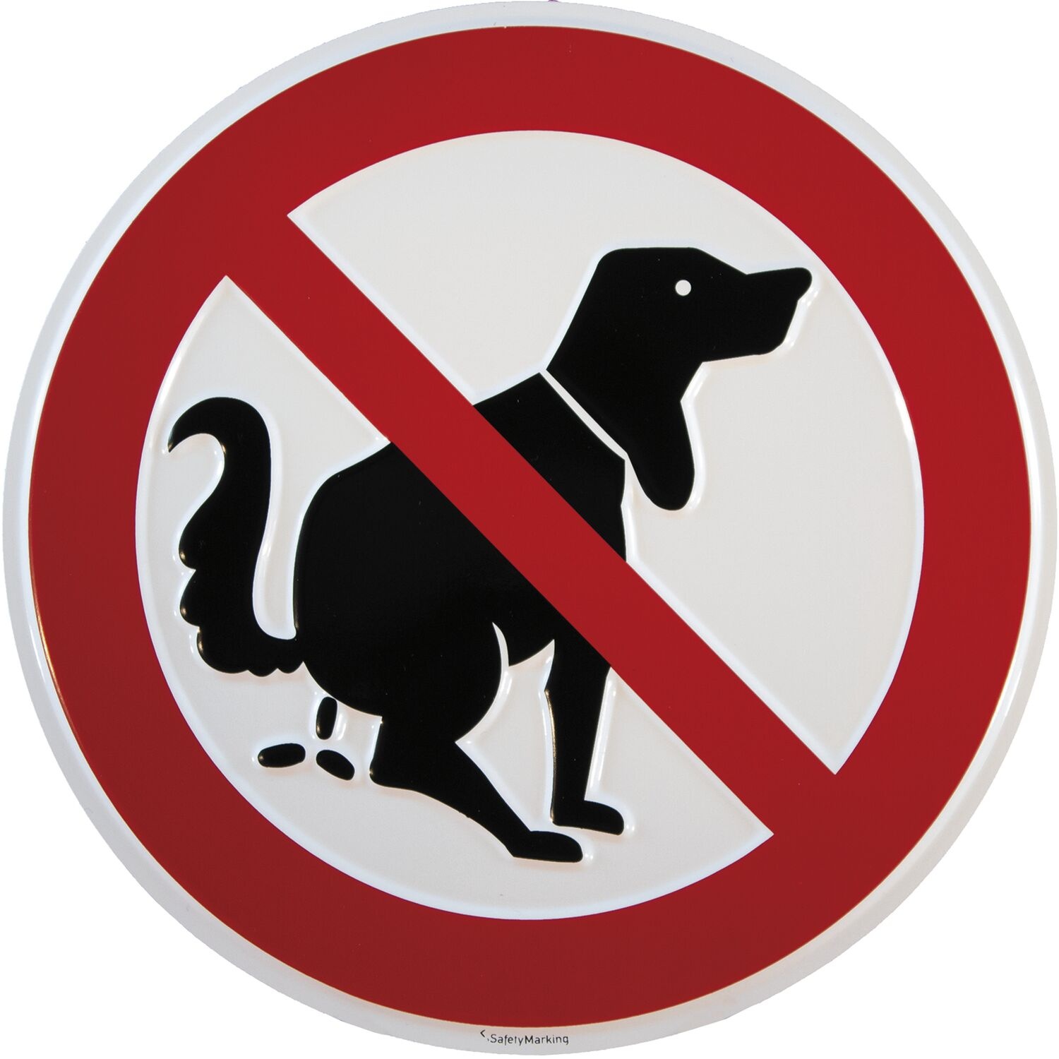 Verbotsschilder - Hier kein Hundeklo Symbol