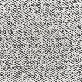 Beliani Sessel TRYSNES Stoff 78 x 71 x 70 cm Schwarz/Weiß