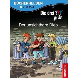 KOSMOS 167762 Die drei ??? Kids, Bücherhelden 2. Klasse, Der unsichtbare Dieb