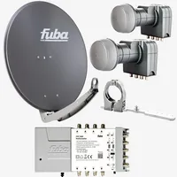 Fuba Sat Anlage 8 Teilnehmer - 2 Satelliten (z.B.