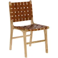 Kave Home 2er Set Kave Home Stuhl Calixta Leder