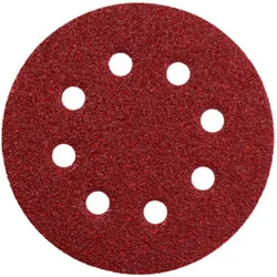 Metabo 6 Haftschleifblätter, 125 mm, Sortiment, Holz+Metall, Serie "professional", für Exzenterschleifer, Normalkorund