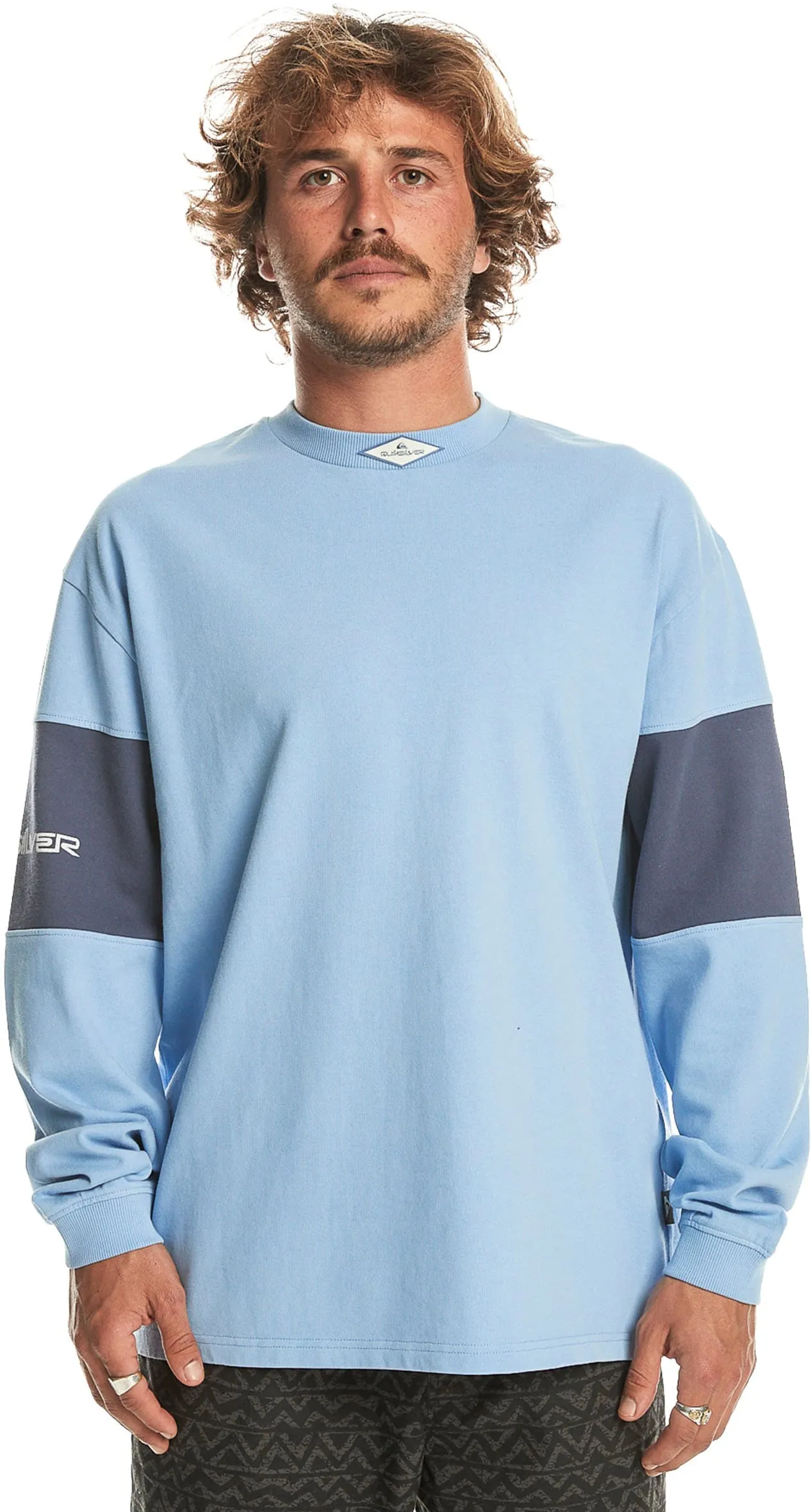 Quiksilver Sweatshirt »TAKE US BACK BLOCK LS« Quiksilver hydrangea M