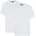T-Shirt 2er-Pack Rundhalsausschnitt weiß Gr 6