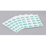 WOLF & APPENZELLER Klebenummern schwarz