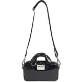 WOUF Glossy Mini Bag Handtasche 19 cm schwarz