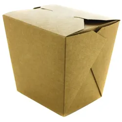 Vegware Nudelboxen Kraft 1L x 400 Papier Karton