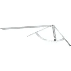 Helios-Preisser Alpha-Winkel rostfrei mit Anreißlöchern 430x795 mm