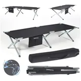 24move 24MOVE® Feldbett Campingbett bis 200 kg In-und Outdoor Camping faltbar, inkl. Tragetasche für einfachen Transport