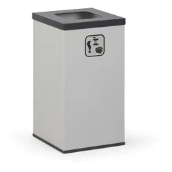 Mülleimer für mülltrennung, 42 l, ohne Innenbehälter, grau/Anthrazit