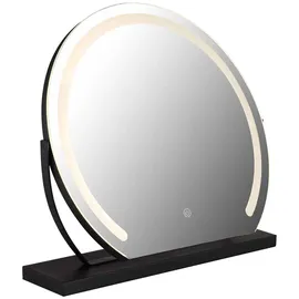 GLOBO Spiegelleuchte LED dimmbar Schwarz 52 cm