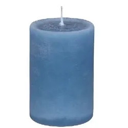 Jaspers Kerzen Stumpenkerze Rustic Skandinavisch Blau 20 x Ø 8 cm, Kerze in Premium Qualität, durchgefärbte Kerze für Hochzeit, Deko, Weihnachten, Adventskranz
