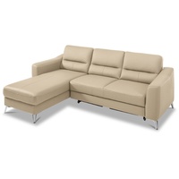 Ecksofa Santos Leder Beige