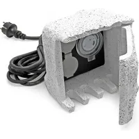 Wiltec Gartensteckdose 5 m Steinoptik
