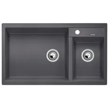 Blanco Metra 9 links felsgrau + Handbetätigung