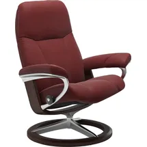 Stressless Stressless® Relaxsessel »Consul« mit Signature Base, Größe S, Gestell Braun rot