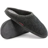 KITZ-PICHLER Villach Filzhausschuh – Damen & Herren Hausschuh – Pantoffel Farbe schwarz Größe 37 - 37