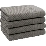 ZOLLNER Handtuchset 4-tlg. grau