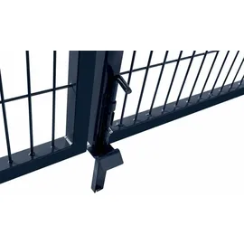 Home Deluxe Doppelflügel Gartentor 350 x 180 cm Anthrazit/Metall