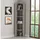 Decortie Nati Eck-Bücherregal 34 x 34 x 161 cm Grau