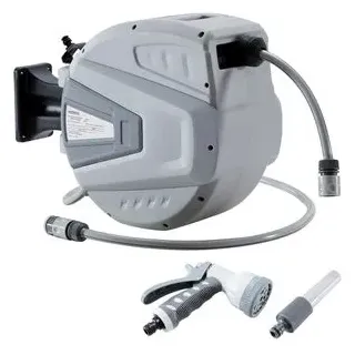 Arebos Schlauchbox AR-HE-GS30G, 30 m Schlauchlänge, Ø 16 mm, 180 Grad schwenkbar