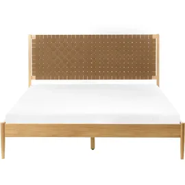 Beliani Brunemont 160 x 200 cm Hellbraun