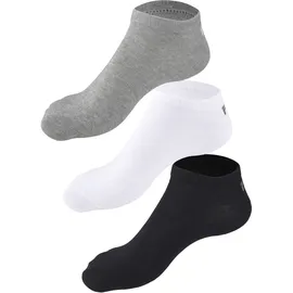 Fila Unisex Invisible Plain Sneakersocken 3er Pack Bunt 35-38