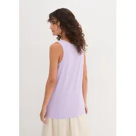 bonprix Longtop Lila/Schwarz XL