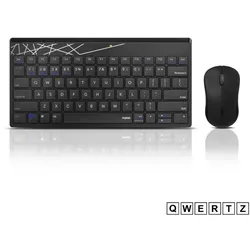 Rapoo 8000M Multi-Mode-Deskset Kabellos, Schwarz