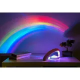 Playtastic LED-Regenbogen-Projektionsleuchte für Schlaf- und Kinderzimmer, Timer