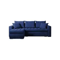 Ecksofa mit Schlaffunktion  Luis ¦ blau ¦ Maße (cm): B: 238 H: 85