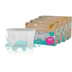 yucona Wasserfilter Nachfüllset - 12er-Set Filtertaschen