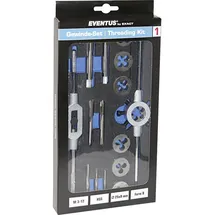 Eventus Gewindeschneidsatz 70607 16teilig HSS metrisch M3, M4, M5, M6, M8, M10, M12