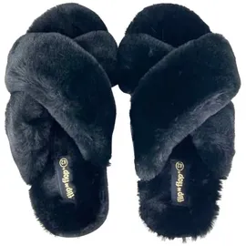 FLIP*FLOP Damen Flip Flop Hausschuhe Flip Flop Cross schwarz 42 EU - 42