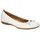 Gabor Ballerina weiß Leder Schleife 04.164.21 für Damen, weiß, Größe 36 EU 3,5 UK